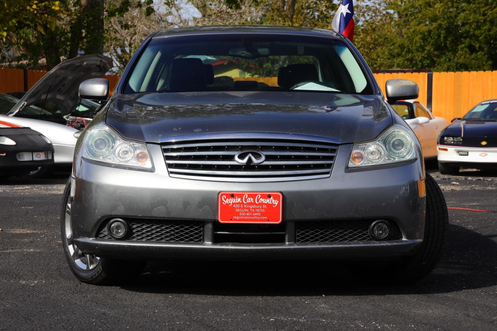 2006 GRAY INFINITI M 35 Luxury (JNKAY01E16M) with an 3.5L V6 24V DOHC engine, 5-SPEED AUTOMATIC transmission, located at 420 E. Kingsbury St., Seguin, TX, 78155, (830) 401-0495, 29.581060, -97.961647 - Photo#1